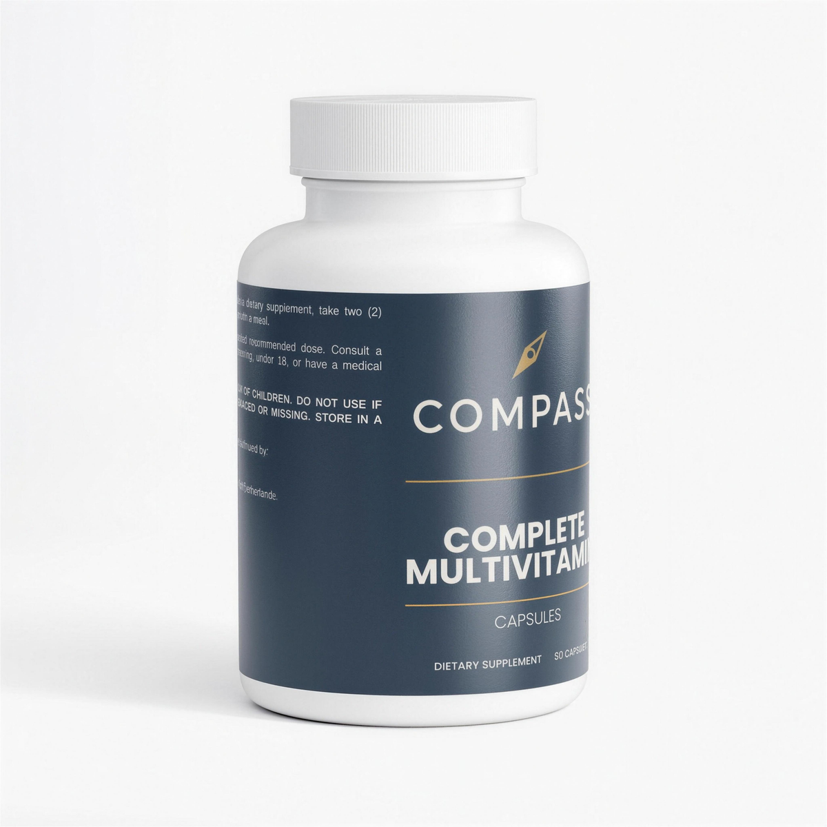 COMPASS Complete Multivitamin, 20 vitamins and minerals, 30 servings - hero v1 4K