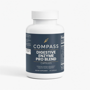COMPASS Digestive Enzyme Pro Blend, 6 digestive enzymes, vegan capsules, 60 servings - hero v2 4K