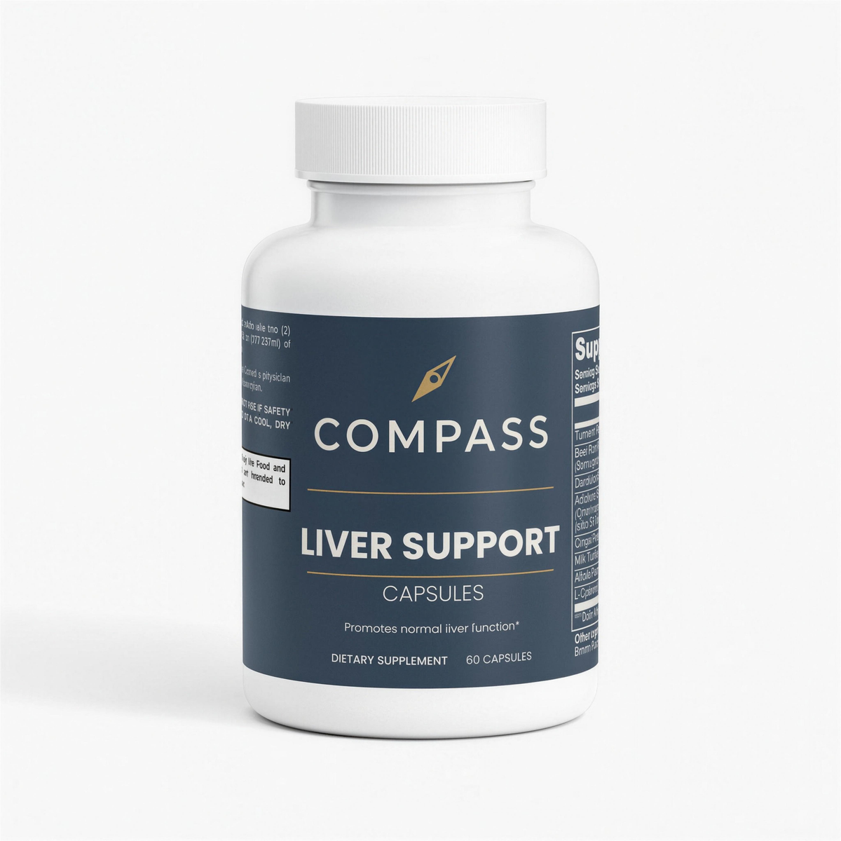 COMPASS Liver Support, 8 actives per serving, 30 servings (compass-liver-hero-4k v1)
