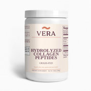 Vera Grass-Fed Hydrolyzed Collagen Peptides, Type 1 and 3 bovine collagen powder 280 g unflavored tub - hero, 4K upscale v1