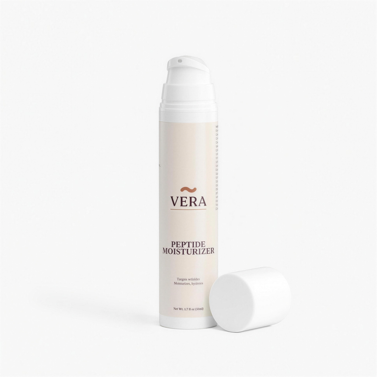 Vera Peptide Moisturizer 1.7 fl oz 50 ml daily face and neck cream jar - hero 4K - v1
