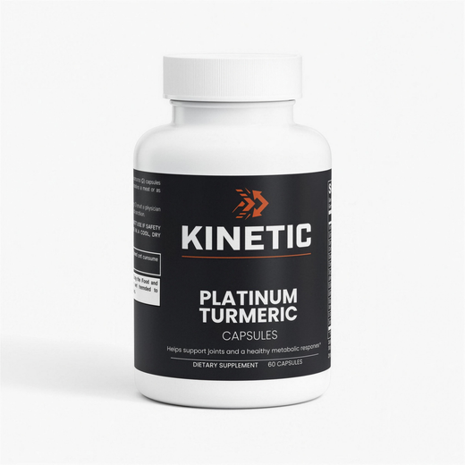 Platinum Turmeric Supplement - Joint Comfort & Mobility Support - 11 Active Ingredients Per Serving Capsules - 60 Vegetable Capsules