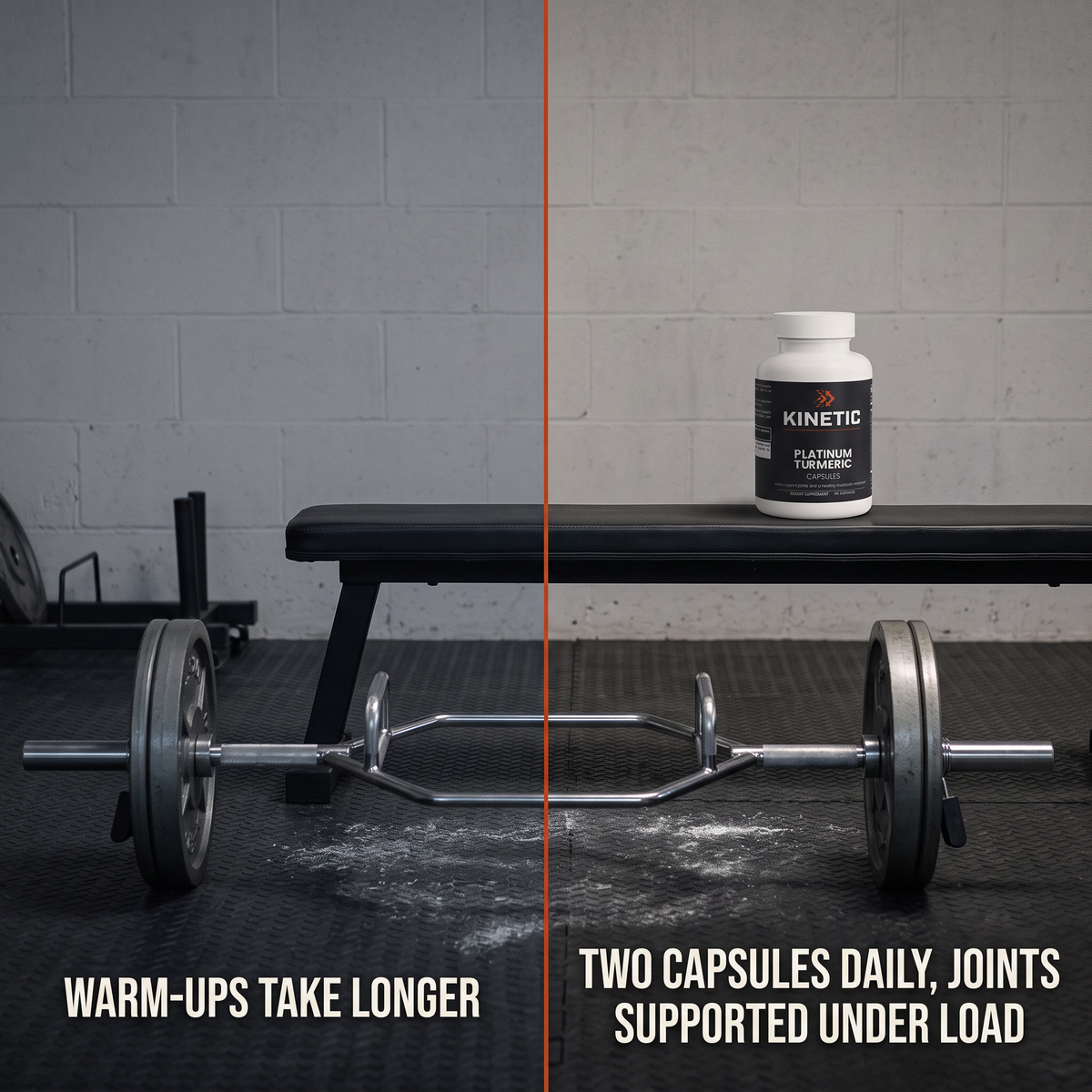 Two capsules daily, joints supported under load