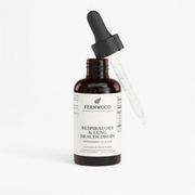 FERNWOOD Respiratory & Lung Health Drops, 2 fl oz amber dropper bottle, 400 mg oil blend per serving — hero v1