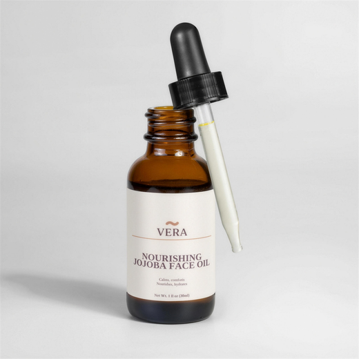 Nourishing Jojoba Face Oil - Overnight Skin Comfort & Softness - 1 fl oz (30ml) Face Oil with Squalane, Magnolia Bark & Bisabolol
