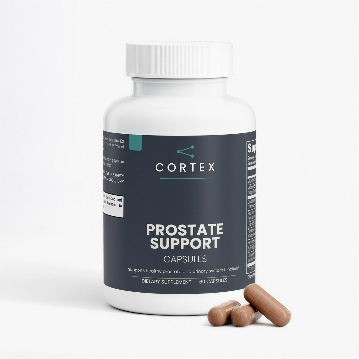CORTEX Prostate Support, 9 herbs and nutrients, 60 capsules — hero v1 (4K)