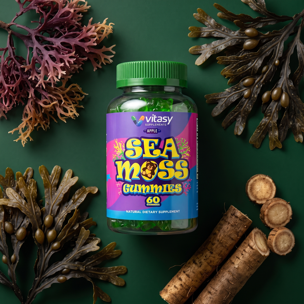 Vitasy Sea Moss Gummies v4 formula trio