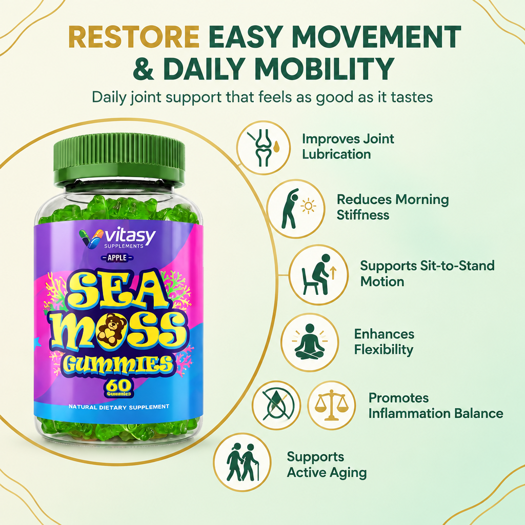 Sea Moss Gummies v5 - Restore Easy Movement