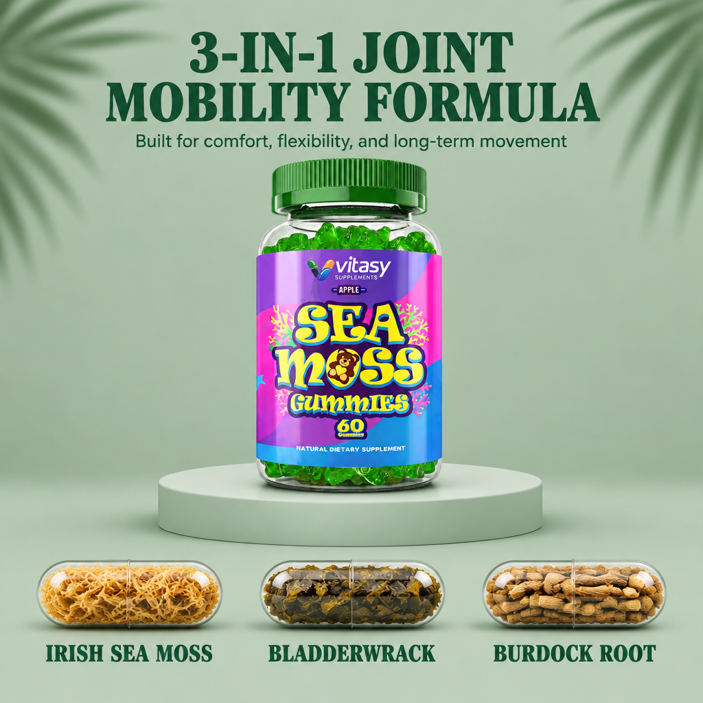 Sea Moss Gummies v5 - 3-in-1 Formula