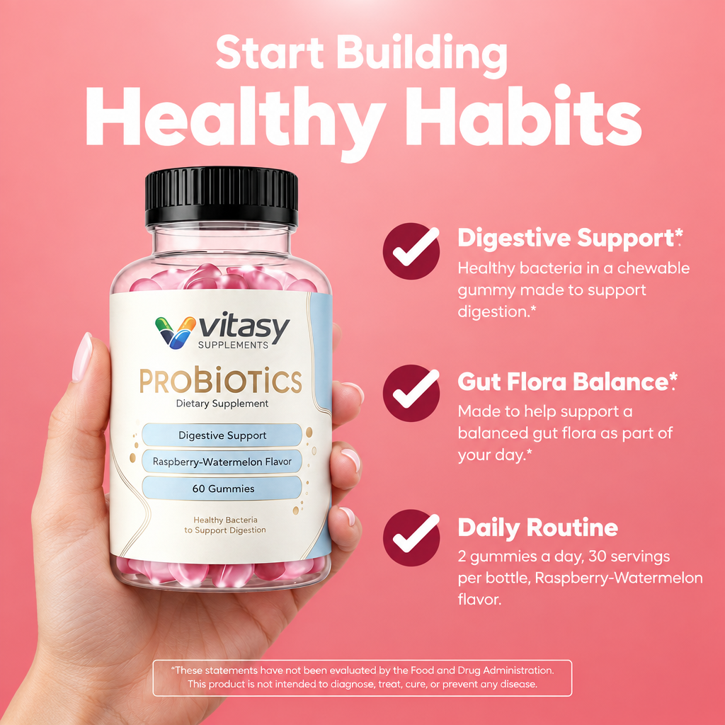 Start Building Healthy Habits - Probiotics Gummies
