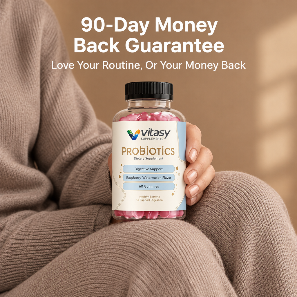 90-day money back guarantee - Probiotics Gummies