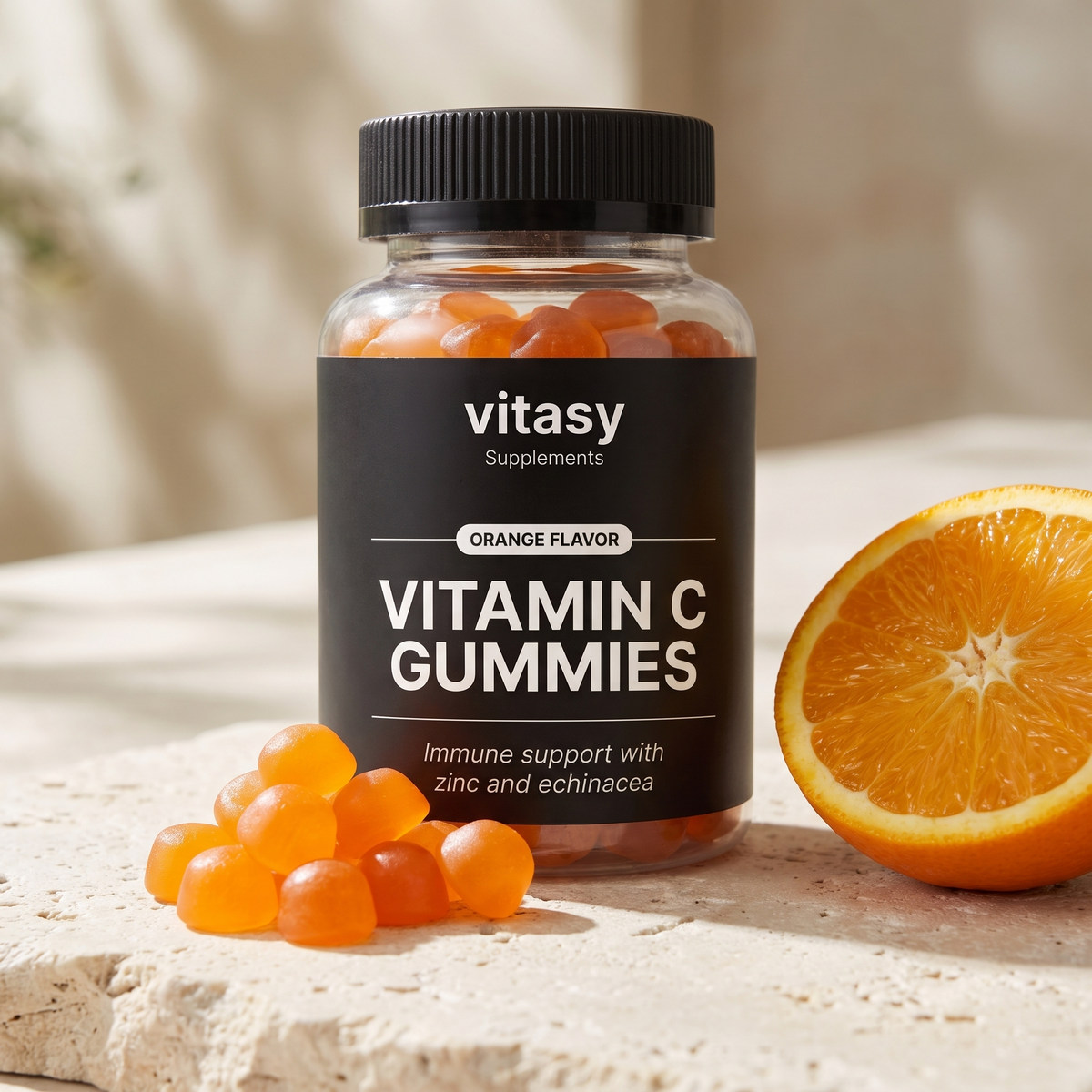 Vitamin C Gummies - Gummy pile lifestyle