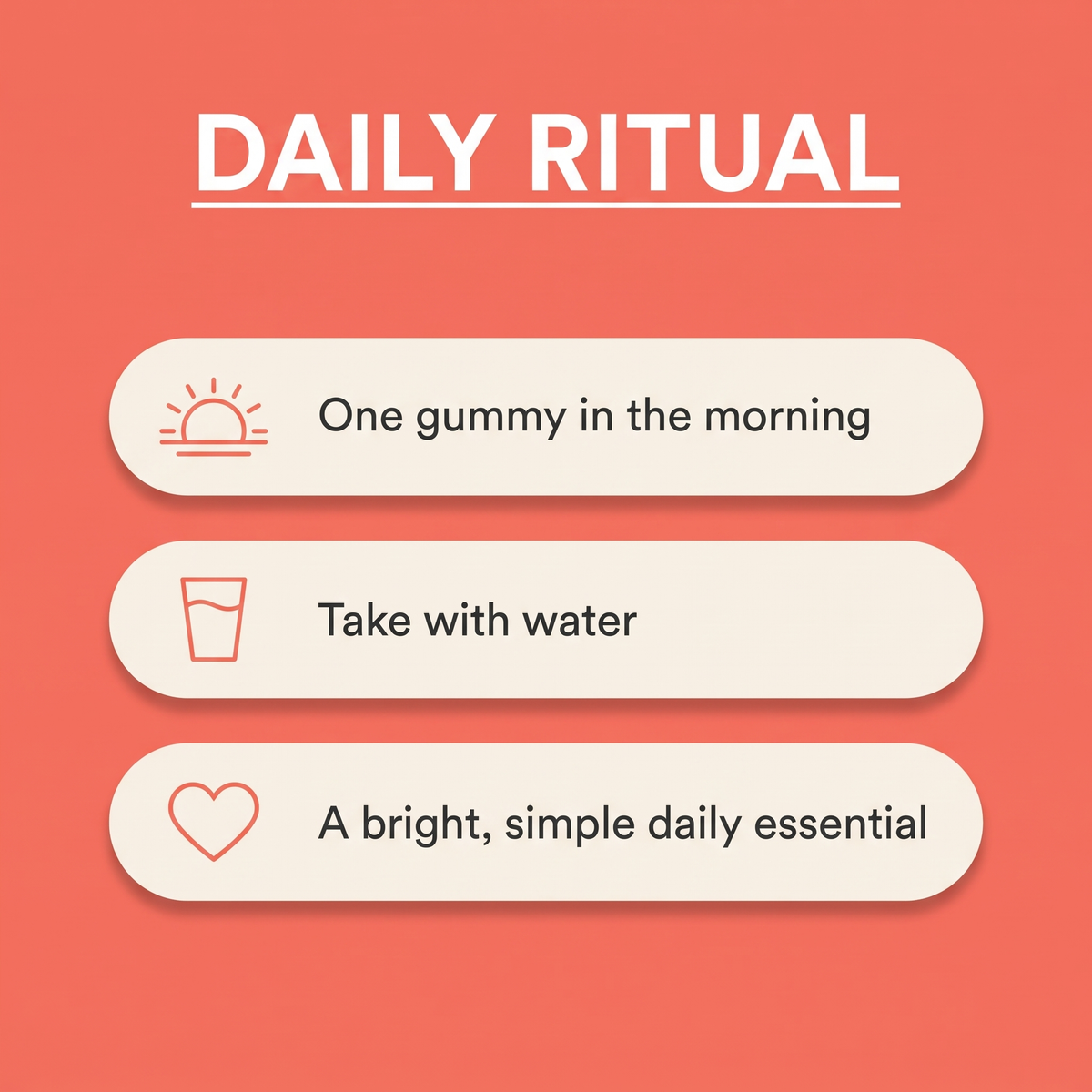 Vitamin C Gummies - Daily Ritual graphic