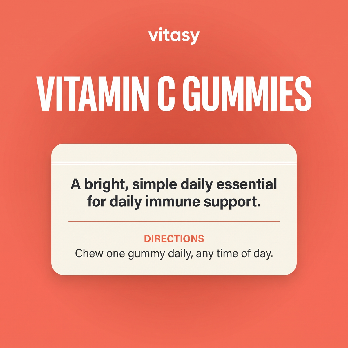 Vitamin C Gummies - Product info graphic