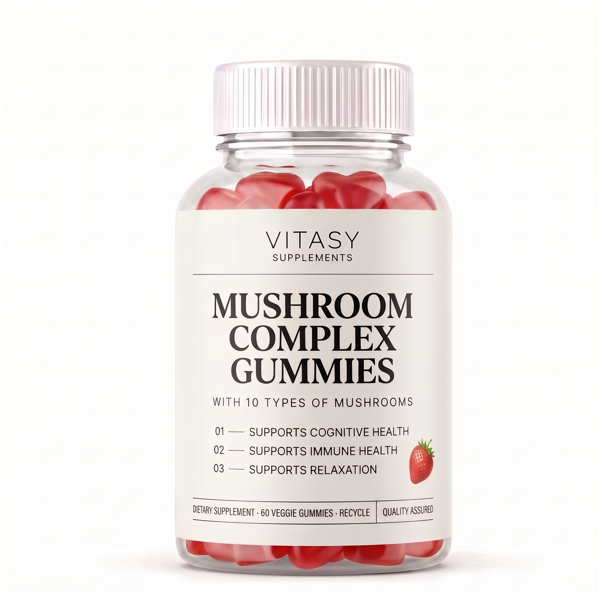 Mushroom Gummies v9 - Strawberry hero