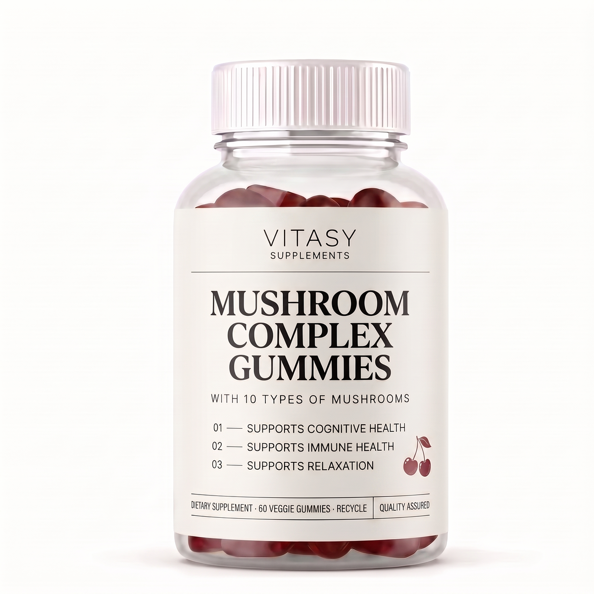 Mushroom Gummies v9 - Cherry hero