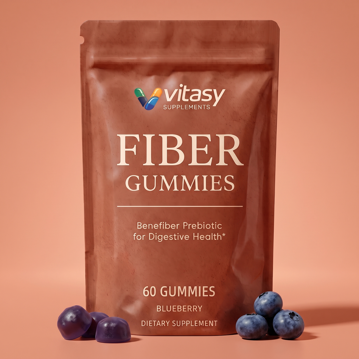 Fiber Gummies Blueberry - Gallery Image 1