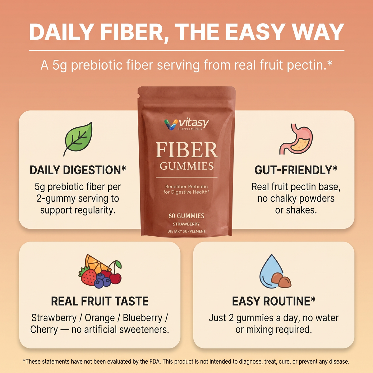 Fiber Gummies - Key benefits