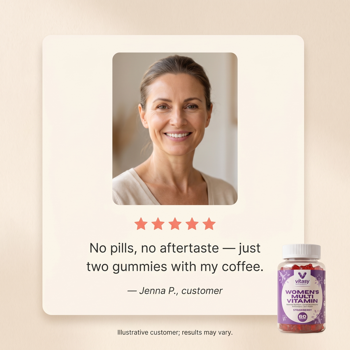 Women's Multivitamin Gummies - Customer story 2