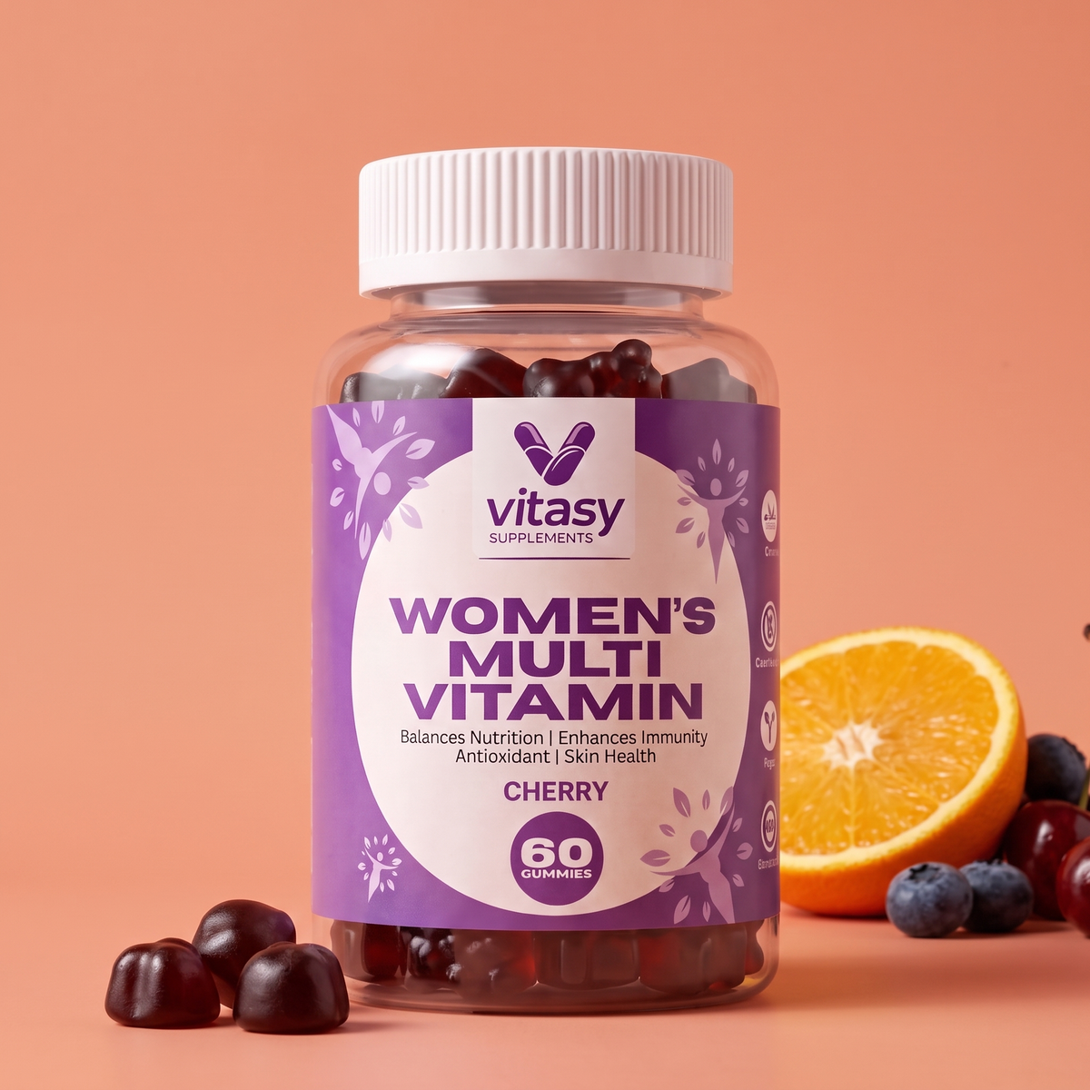 Women's Multivitamin Gummies v10 - Cherry hero v2