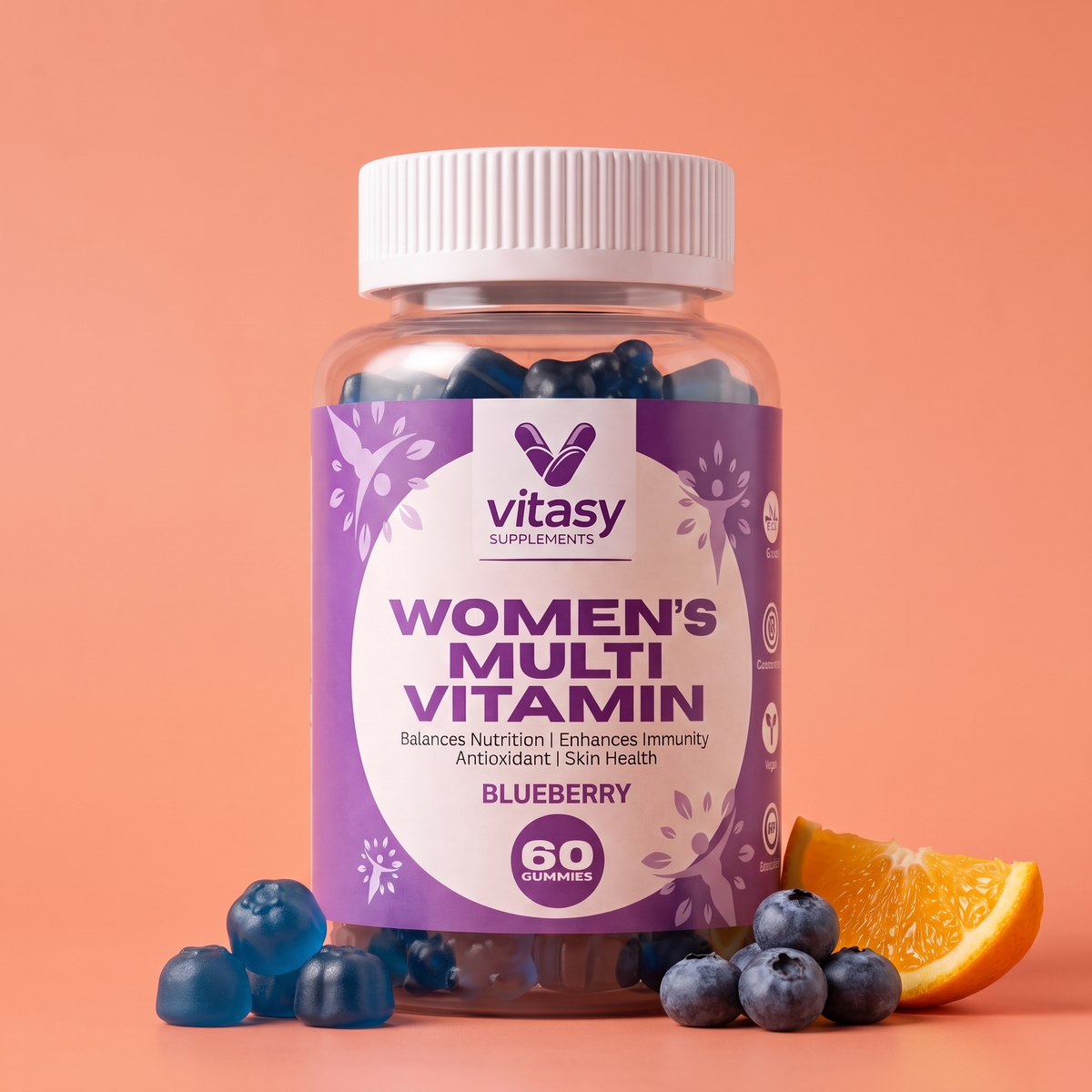 Women's Multivitamin Gummies v10 - Blueberry hero v2