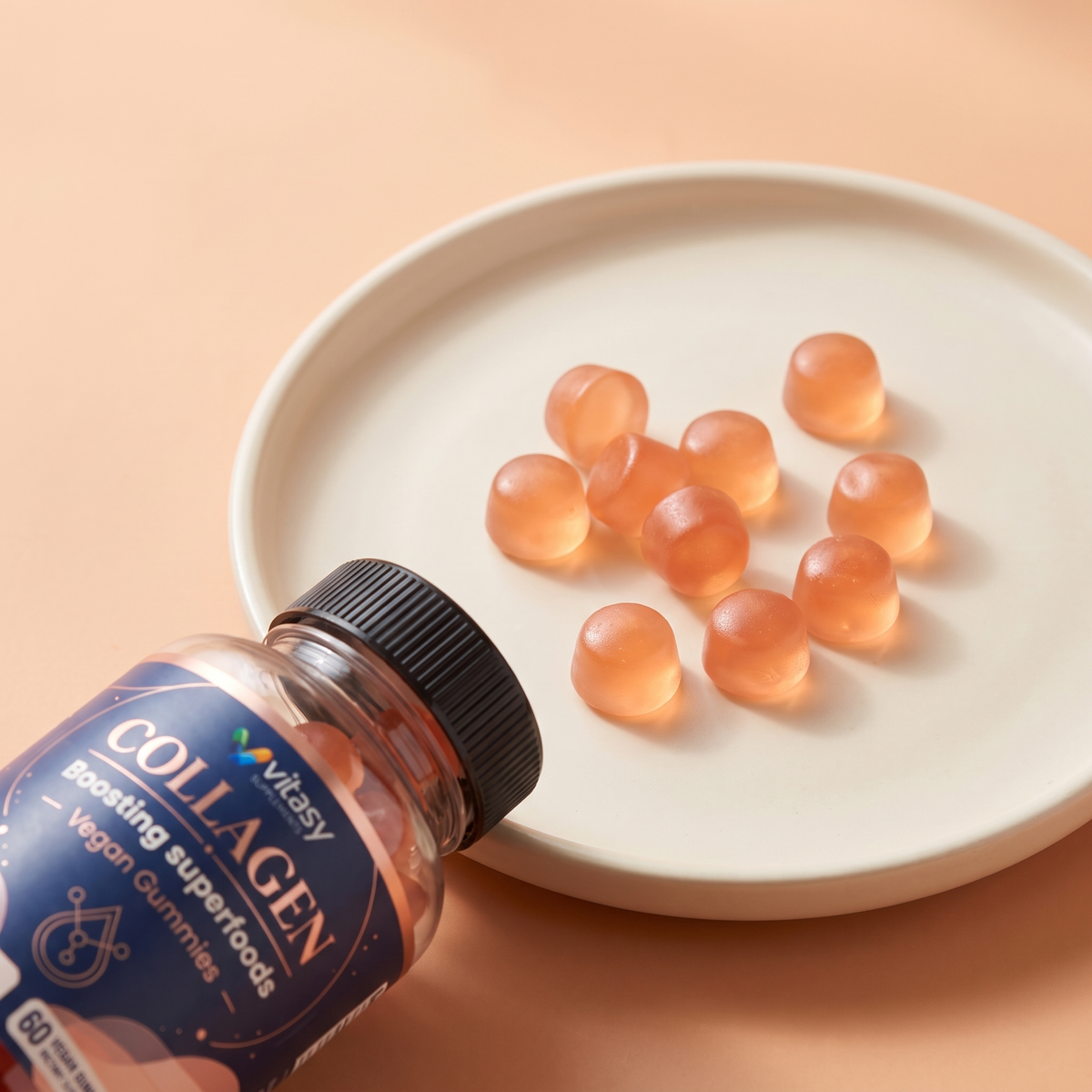 Collagen Gummies Peach - Gummies alone