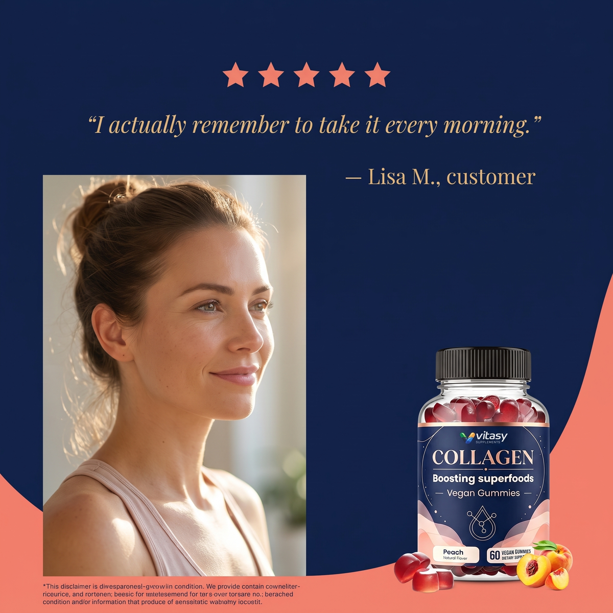 Collagen Gummies Peach - Customer story 2