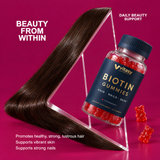 Beauty from within: promotes healthy, strong, lustrous hair, supports vibrant skin, supports strong nails