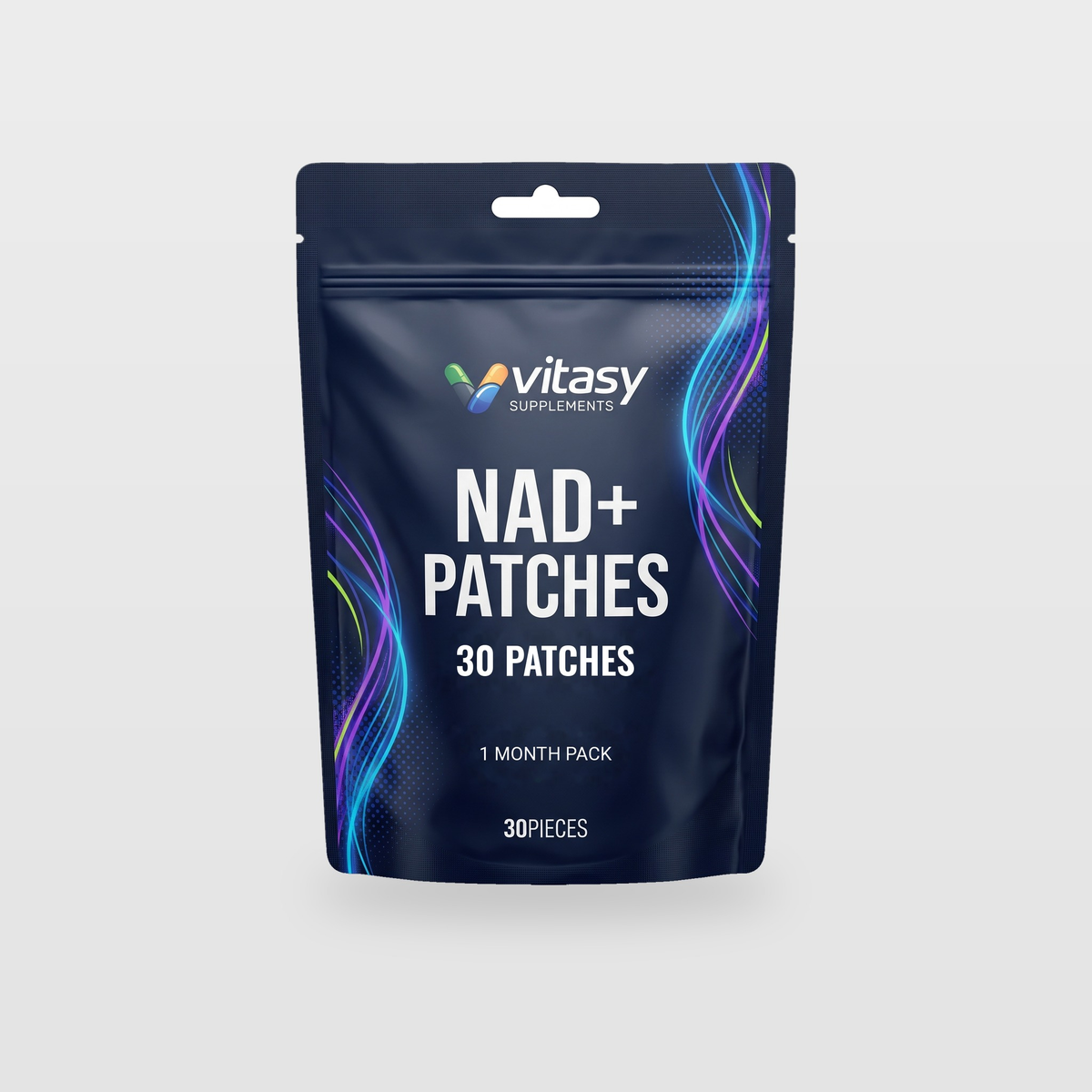 Vitasy NAD+ Patches pouch with 30 patches
