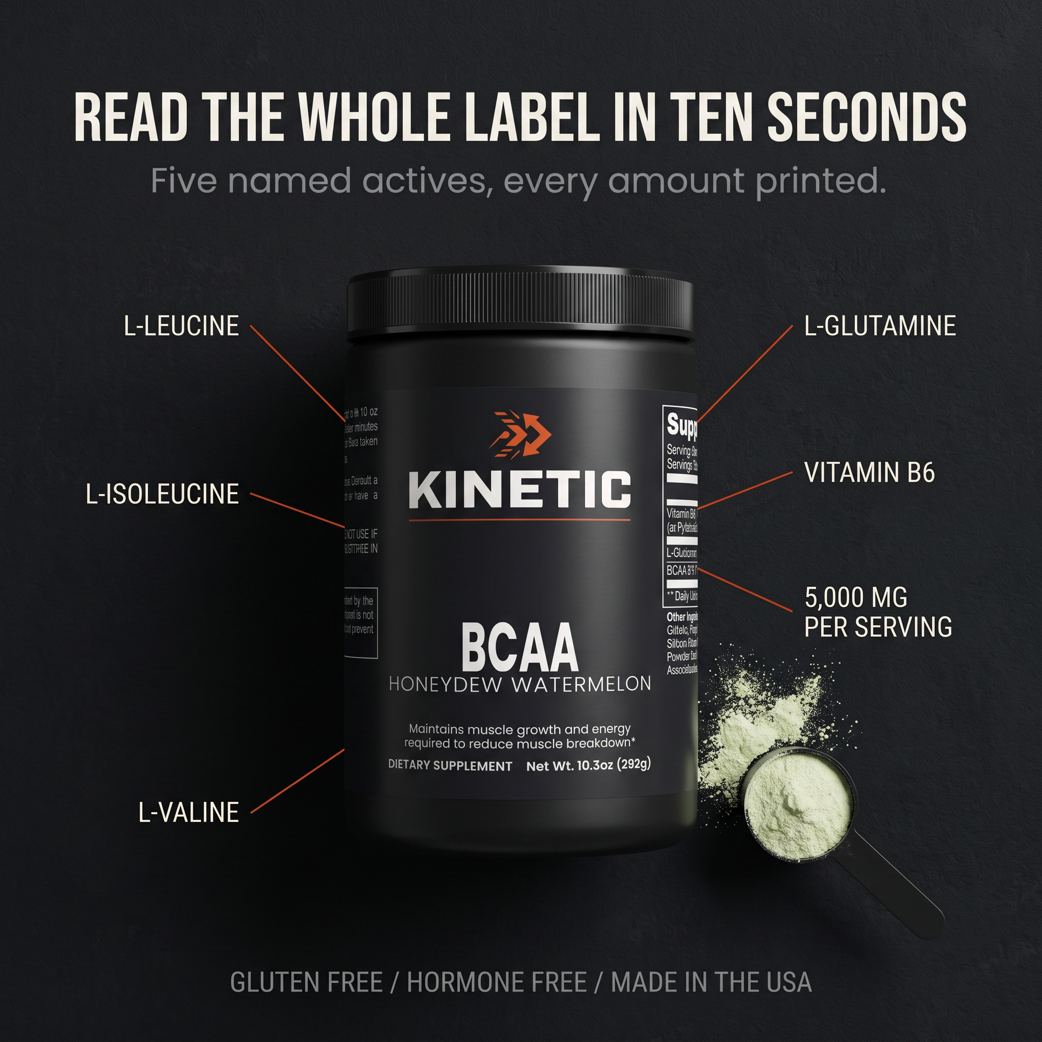 Read the whole label in ten seconds