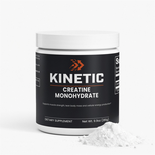 KINETIC Creatine Monohydrate, 250 g unflavored powder tub