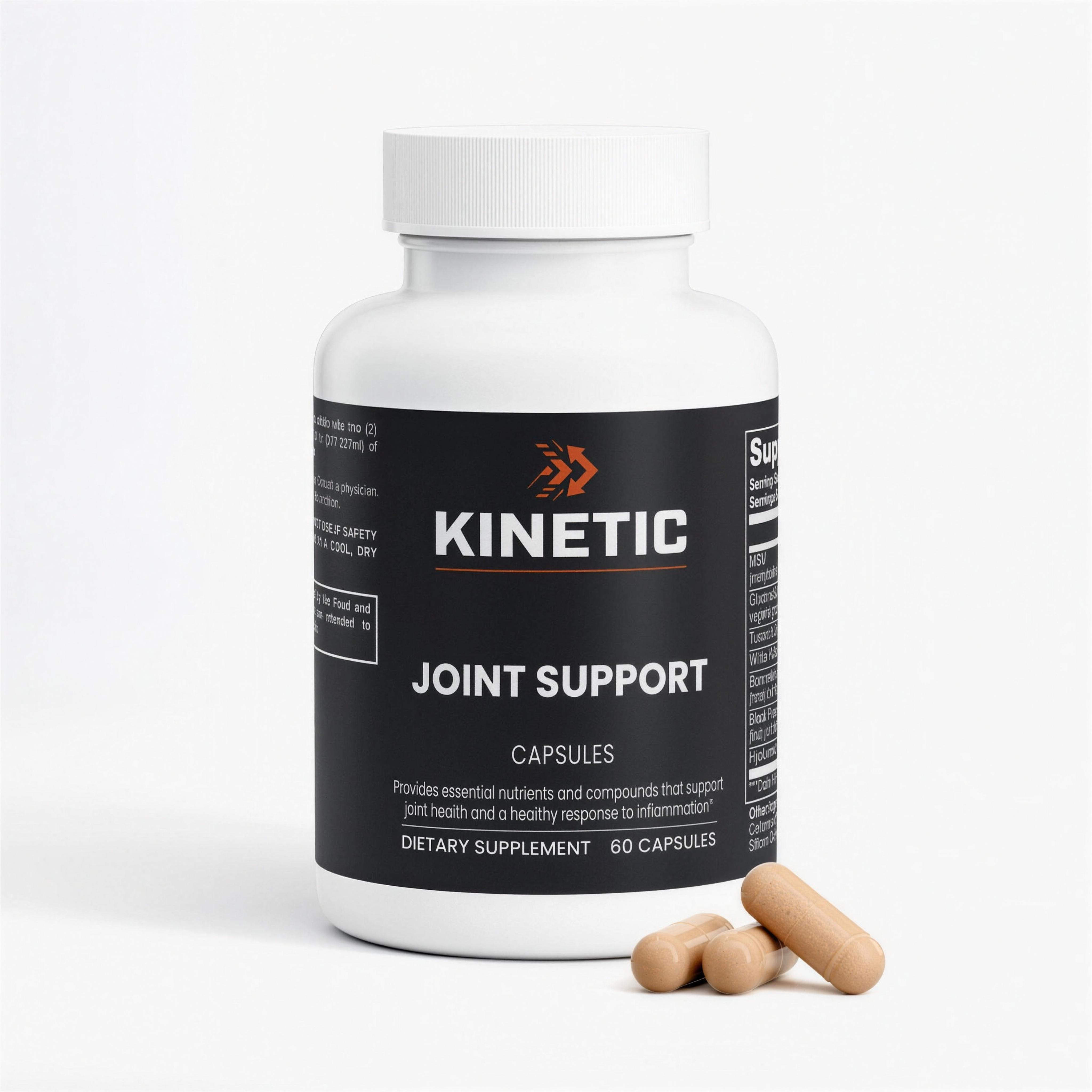 KINETIC Joint Support bottle with capsules