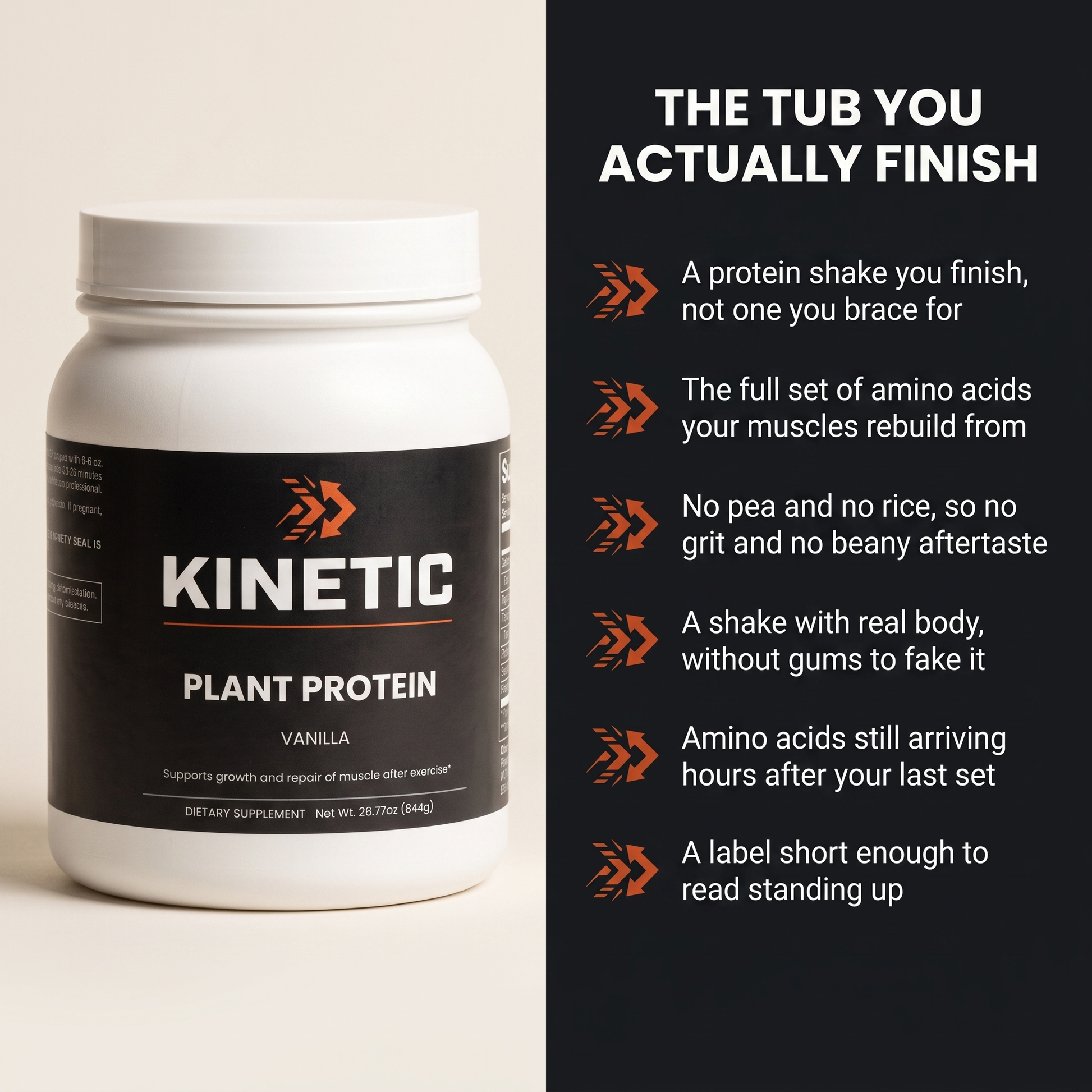 The tub you actually finish