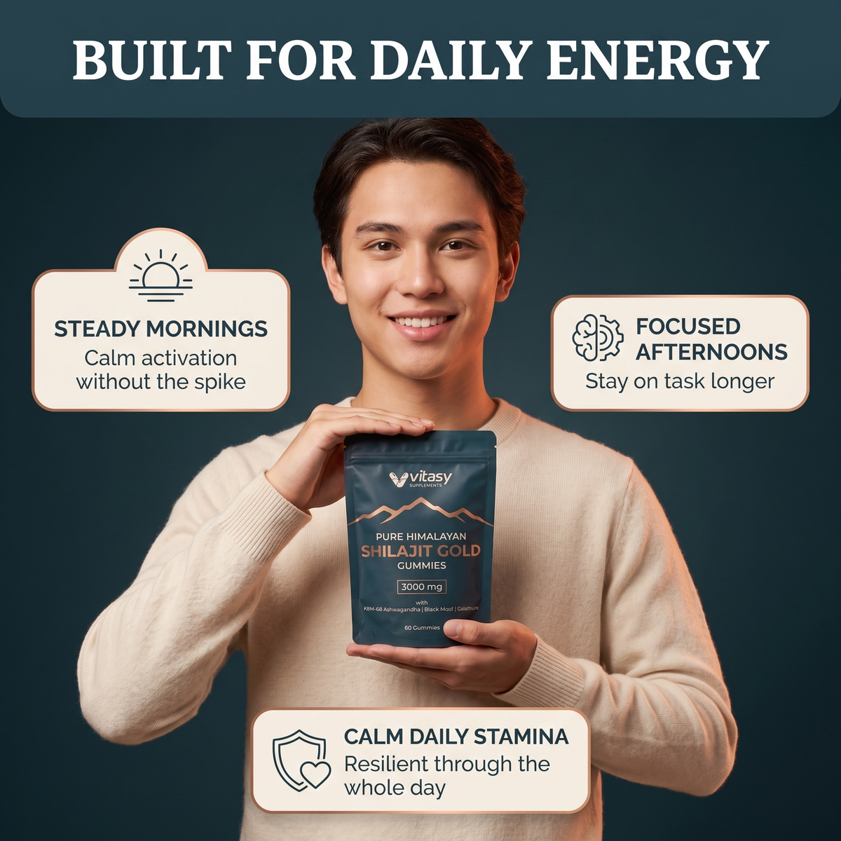 Shilajit Gummies v8.2 built for daily energy