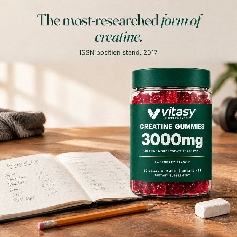 Creatine monohydrate, the most-researched form of creatine (ISSN position stand, 2017)