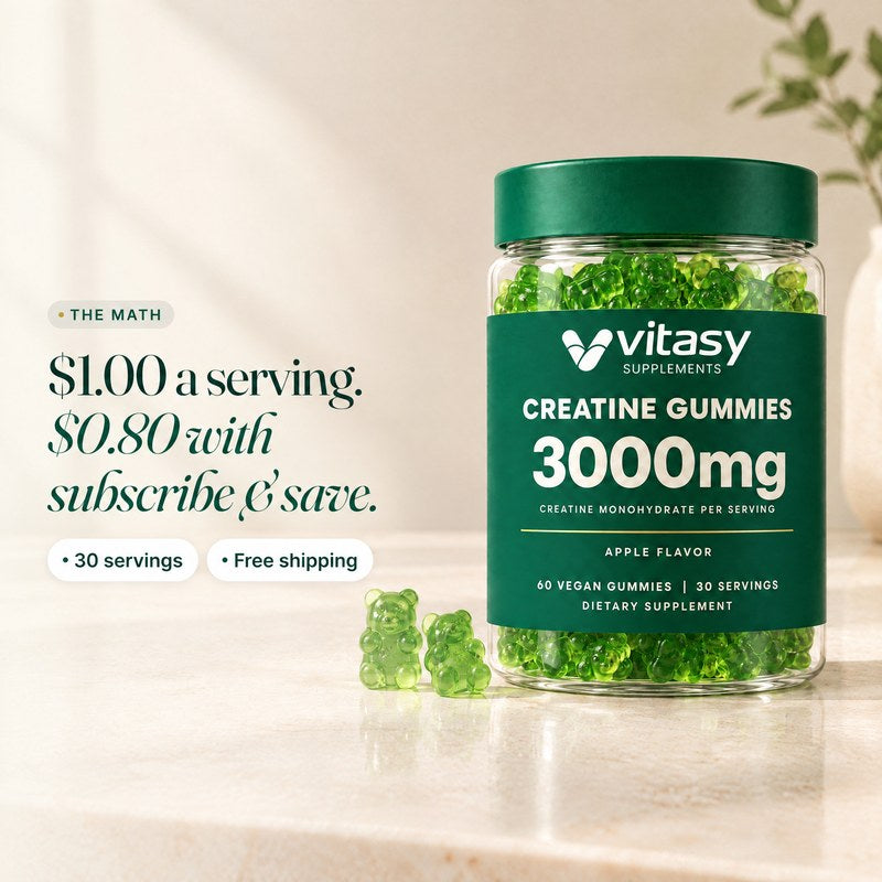 $1.00 a serving, $0.80 with subscribe & save. 30 servings, free shipping