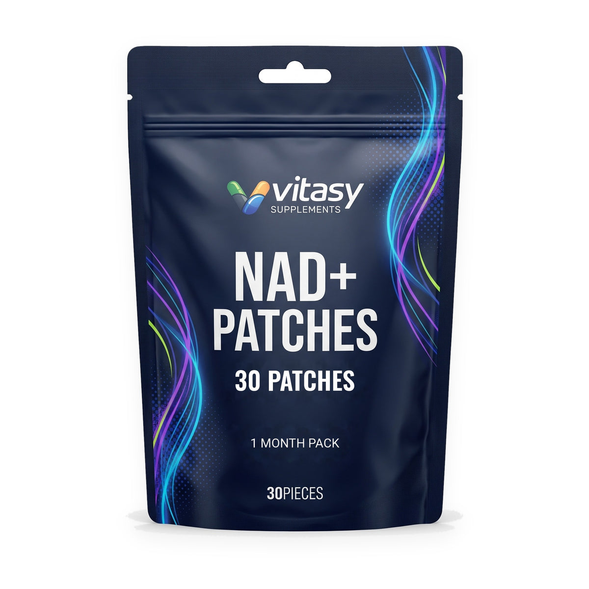 Vitasy NAD+ Patches pouch with 30 patches