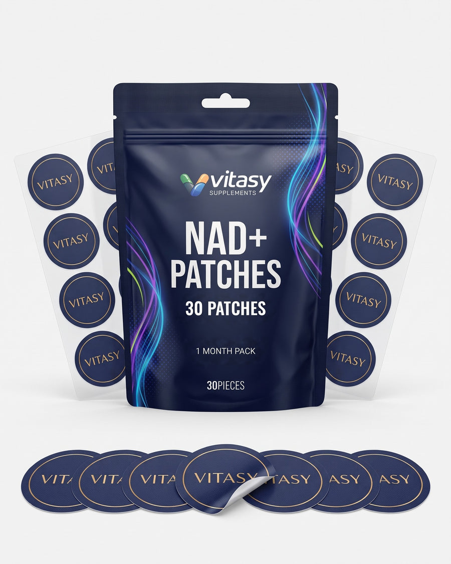 Vitasy NAD+ Patches pouch with patches