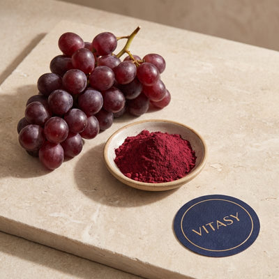 Red grapes and resveratrol powder
