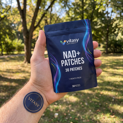 Vitasy NAD+ Patches pouch and patches