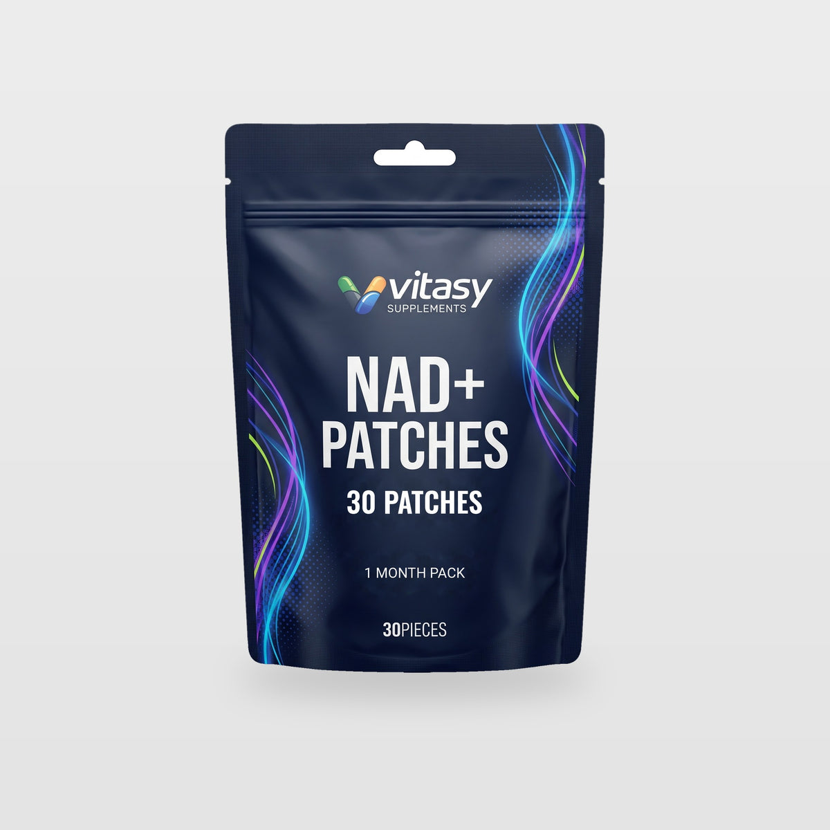 Vitasy NAD+ Patches pouch with 30 patches