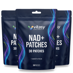 Three pouches of Vitasy NAD+ Patches