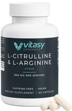 L-Citrulline & L-Arginine Stack bottle