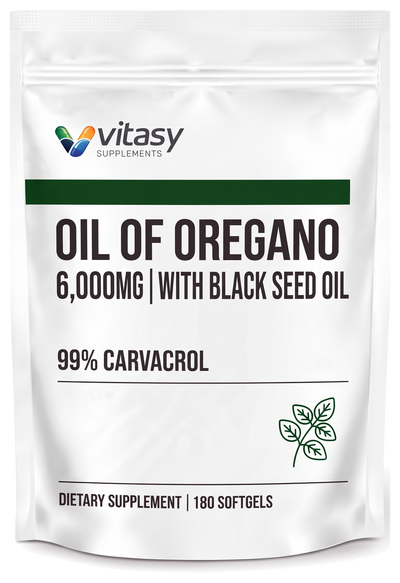 Vitasy Oil of Oregano softgels pouch