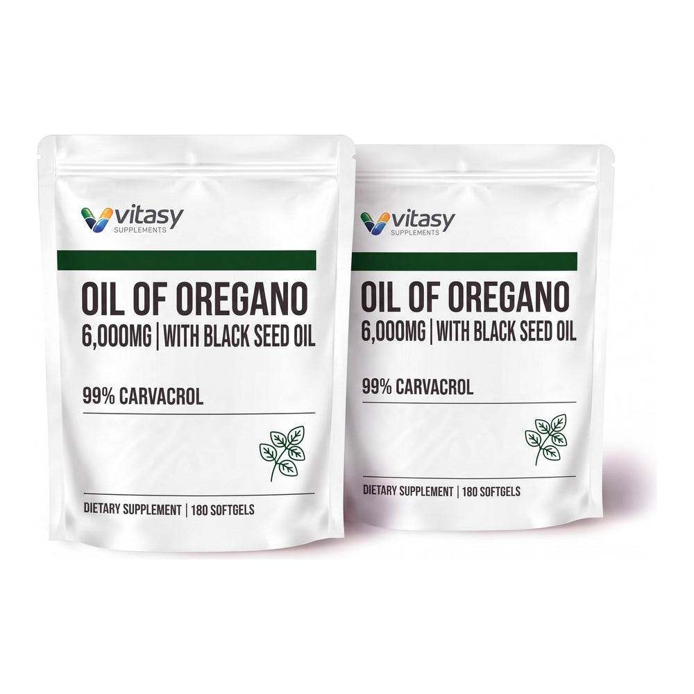 Two pouches of Vitasy Oil of Oregano
