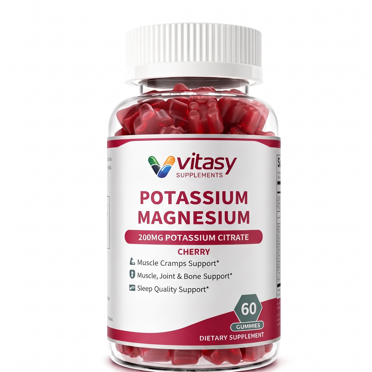 Potassium Citrate Gummies Cherry Vitasy packshot