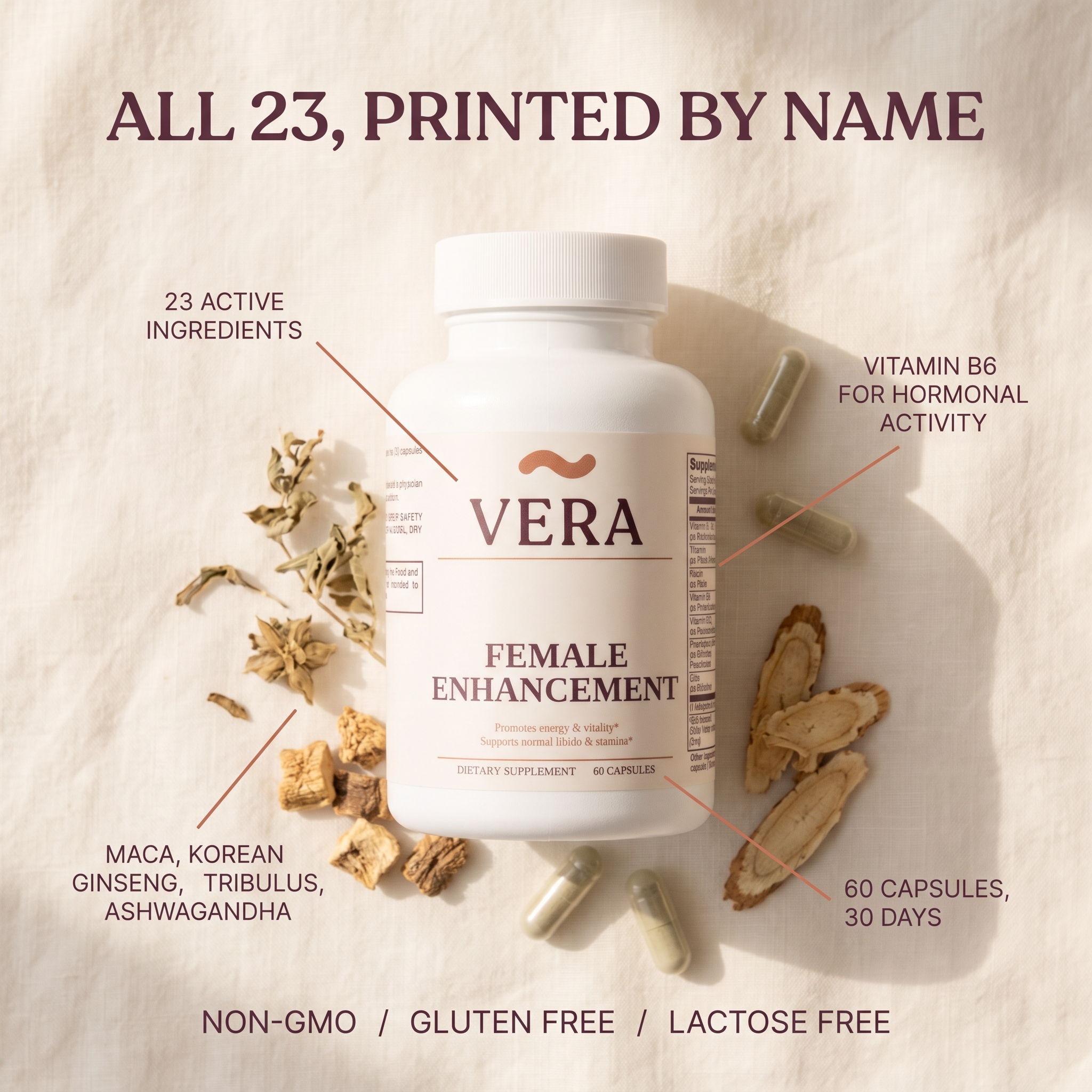 All 23, printed by name