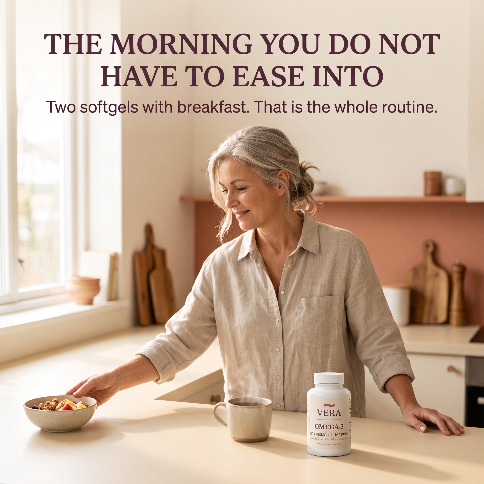The morning you don't have to ease into
