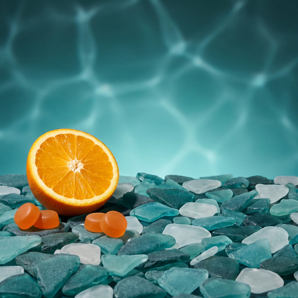 Vitasy Vitamin C Gummies v4 — benefit visual translated to claim-free Orange context — Orange