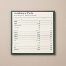 Vitasy Women's Multivitamin Gummies v1 - Gallery 08 - Supplement Facts